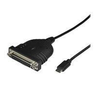 StarTech USB C to Parallel Printer Cable - DB25 Female Port for IEEE1284 Printers - Bus Powered - Printer Cable Adapter - USB to DB25 (ICUSBCPLLD25) - Câble USB/parallèle - USB-C (M) pour DB-25 (F) -