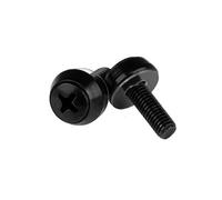 Startech Vis M5 - Pack de 100 - Vis M5x12 de montage pour rack et armoire serveur - Noir - Kit de visserie - noir (pack de 100) - pour P/N: