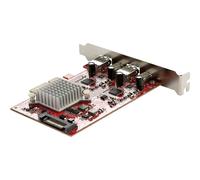 StarTech Carte PCIe USB 4 Ports, 10Gbps, Full Profile (PEXUSB312A2C2V)