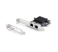 Startechcom PR25GR Carte Réseau PCI Express 2 Ports RJ45 5Gb/s Realtek RTL8126 Ethernet Gigabit