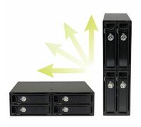 StarTech.com Backplane pour 4 disques durs SAS/SATA de 2,5" - Rack mobile 4x HDD / SSD avec échange à chaud