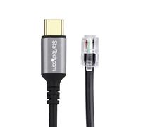 StarTech.com Adaptateur USB-C vers RJ9 pour combiné ou casque de bureau 1,8 m