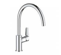 GROHE Robinet de cuisine Start Edge 31369001 – bec haut avec mousseur Chromé