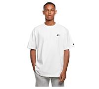 Starter Black Label Homme Essential Surdimensionné T-Shirt, Blanc, XL EU