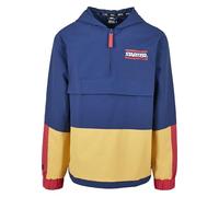 STARTER BLACK LABEL Homme Starter Multicolored Logo Windbreaker Coupe-Vent, Rouge/Bleu/Jaune, M