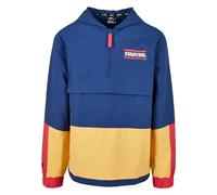 STARTER BLACK LABEL Homme Starter Multicolored Logo Windbreaker Coupe-Vent, Rouge/Bleu/Jaune, XL