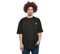 Starter Black Label Starter Essential Thé surdimensionné T-Shirt, Noir, L Grande Taille Homme