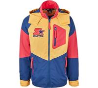 Starter Black Label Starter Multicolored Logo Jacket Veste, Rouge/Bleu/Jaune, S Homme
