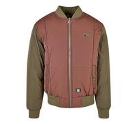Starter Black Label Veste Bomber matelassée Starter, Écorce/Olive foncé, XL Homme
