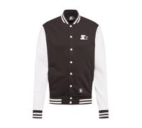 Starter Veste College Black Label – Polaire Noir/Blanc XXL Homme