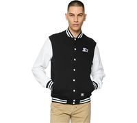 Starter Black Label Veste Polaire Starter College Jacket, Noir/Blanc, XXL Homme