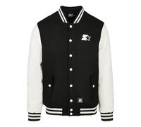 Starter Veste College Jacket Black Label Noir/Blanc Taille L