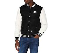 STARTER BLACK LABEL Veste pour homme Starter College, noir/blanc, L