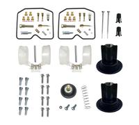 Starter De Carburateur pour ZZR250 pour Ninja 250R GPX250R EX250-F EX250-H 1988-2007 Membrane Flotteur Pièces Moto Carburateur Réparation Kit(Color 8)