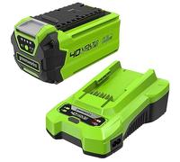 Greenworks TOOLS Kit de démarrage GSK40B2 – Batterie 40V 2,0 Ah + Chargeur