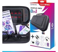 Oniverse Pochette Switch 2 Starter kit 8 en 1 - Housse de Transport, Protection Écran compatible avec Nintendo Switch 2, Câble USB-C et Adaptateur, Séparateur Audio, Kit de nettoyage