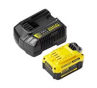 Kit 1 batterie LITHIUM-ION 18V 4Ah et Chargeur 2Ah Gamme V20 - STANLEY Fatmax SFMCB14M1-QW