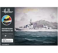Heller Maquette Kit de démarrage Escorteurs Rapides E 5O 1:400