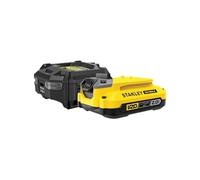 Starter Kit - Fatmax V20 - Sfmcb10D1-Qw - Chargeur 1,25A + 1 Batterie 18V 2Ah