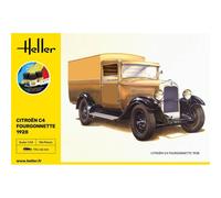 Starter Kit Heller 56703 Citroën C4 Fourgonnette 1928 1/24. Véhicule Utilitaire