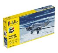 Heller 56380 Kit de démarrage Junkers Ju-52/3M 1/72, Non peint.