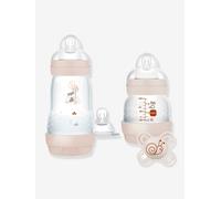 Starter kit naissance 2 biberons + sucette sable TU