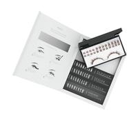 Starter kit pour extensions de cils en grappe à appliquer soi-même à la maison Nanolash - 36 grappes de cils + bonder + sealer + remover + applicateur (Brun, DIVINE)