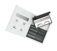 Starter kit pour extensions de cils en grappe à appliquer soi-même à la maison Nanolash - 36 grappes de cils + bonder + sealer + remover + applicateur (Brun, DIVINE)