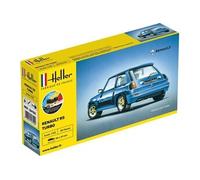 Heller - Kit de démarrage Maquette Renault R5 Turbo 1/43 Bleu - Intérieur HEL56150