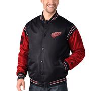 STARTER NHL Detroit Red Wings ENFORCER Varsity Satin Veste