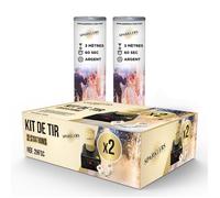 Starter Pack 2 Déclencheurs + 2 Jets de Scène 3 Mètres / 60 Secondes + Télécommande pour Machine d'allumage deArgent