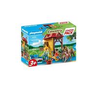 Playmobil Starter Pack Box et poneys 70501