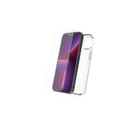 Starter Pack Coque souple plus Verre trempé pour iPhone 14 Plus Transparent
