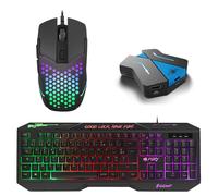 Starter Pack Gamer Fury 3 en 1 Clavier Souris Convertisseur Switch XB1 PS4