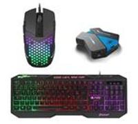 Starter Pack Gamer Fury 3 en 1 Clavier Souris Convertisseur Switch XB1 PS4