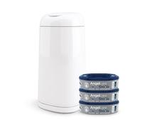 Starter Pack Poubelle à couches Dress Up + 3 recharges Blanc