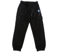 Starter - Pantalon noir C/tascones en Felpa 3281 B ST BLACK 10 ANNI