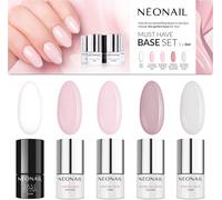 Starter Set - 4 X Vernis Semi Permanent - Lampe Uv 22w/48 Ongles Gel - Kit Ongle Gel Uv Complet -Top Coat - Base Coat - Couleurs