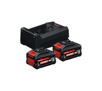 Bosch EXBA18V-55 Batterie Kit De Démarrage (2x 5,5 Ah) + Chargeur