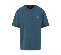 Starter T-Shirt pour Homme Starter Essential Oversize Acid Tee T-Shirt décontracté pour Homme Coupe surdimensionnée, Bleu Sarcelle délavé, M