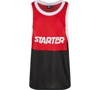 Starter T-Shirt rouge clair / noir / blanc, Taille L-XL