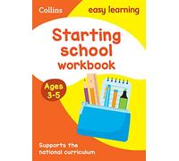 Collins Easy Learning – Cahier de préparation à l'école – 3 à 5 ans
