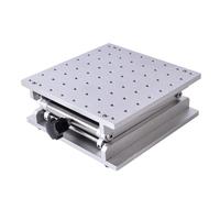 Startnow Plate-forme élévatrice pour machine de marquage 200 x 200 mm - Plage de hauteur de table extensible - En acier inoxydable - Réglable - Table élévatrice manuelle (plateforme élévatrice 200 x