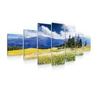 Startonight Grand Format Art Encadré Paysages Incroyables, Impression De Photos Sur Toile XXL Imprimée Tableau Motif Moderne Déco d'Art 7 pieces Tendu Sur Chassis 100 x 240 cm