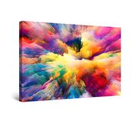 Startonight Impression Sur Toile Nuages de Toutes les Couleurs - Tableau Abstrait - Decoration Murale Salon Moderne - Image sur Toile - 60 x 90 cm Idée Cadeau Élégante et Originale Effet Lumineux
