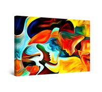 Startonight Impression Sur Toile Peinture À la Recherche du Sens de l'Amour, Tableau Abstrait Encadrée - Decoration Murale Salon Moderne - Image sur Toile - Grande 80 x 120 cm Idée Cadeau Élégante