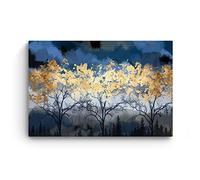 Startonight Impression sur Verre Acrylique Tableau - Forêt Dorée - Image Moderne 60 x 90 cm