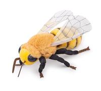 STARTONYOU Hummel - Doudou en peluche - En forme d'abeille - Super douce - 27 cm - Jouet réaliste - Cadeau pour enfants, garçons et filles - Jaune - Insectes