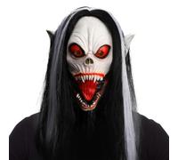 STARTONYOU Masque de zombie horreur démons Masque de vampire aux yeux rouges Carnaval Monstres Masques Halloween Costume Cosplay Accessoires en latex