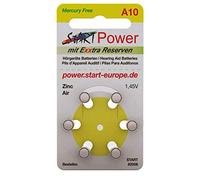 StartPower PR70 Lot de 12 Piles pour appareils auditifs - Type A10-1,45 V - 100 mAh